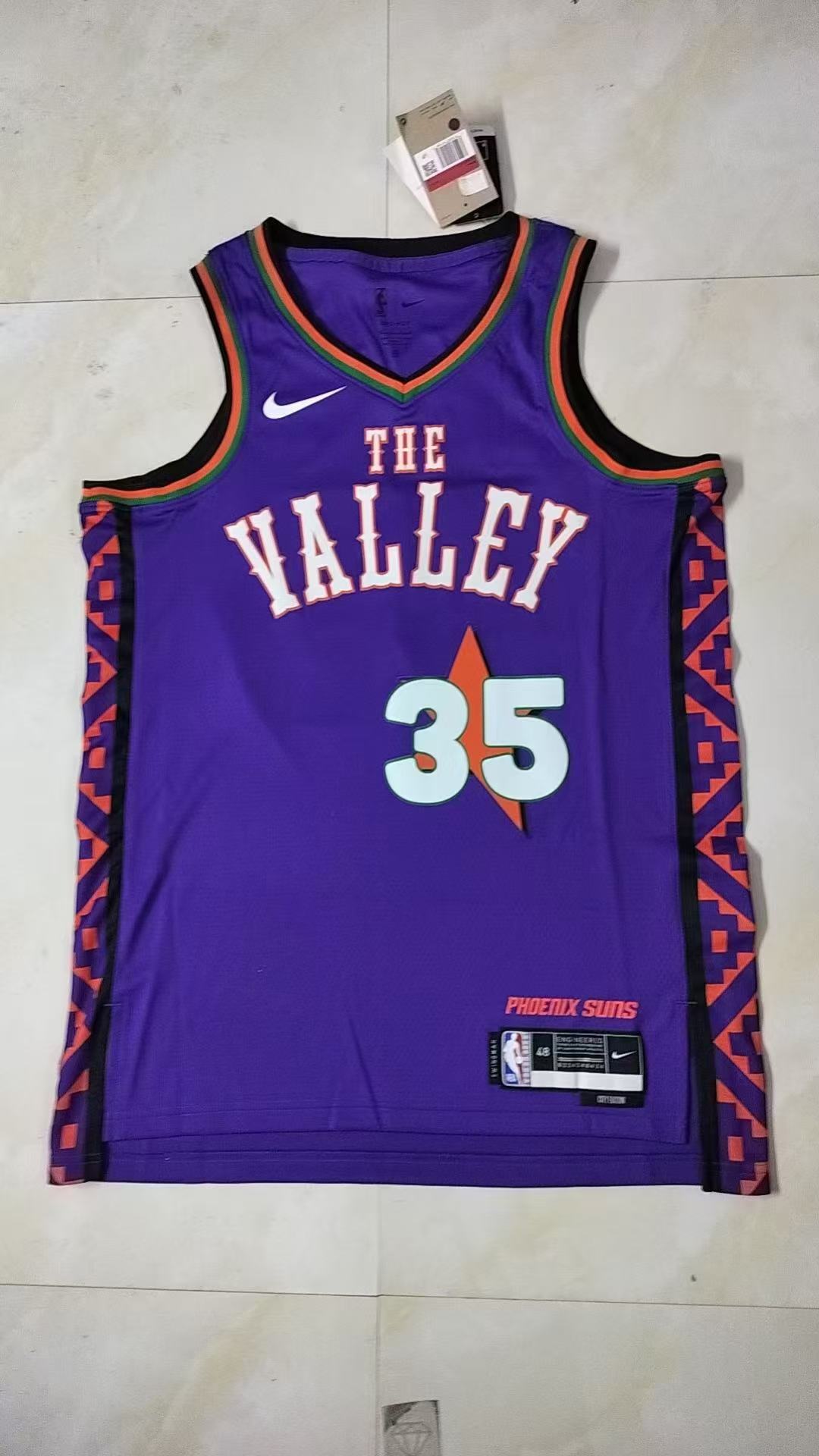 Men Phoenix Suns 35 Durant purple NBA Nike 2024-25 Season Jerseys->women mlb jersey->Women Jersey
